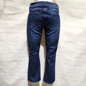 CAbi Kick Back Kick Flare cropped jeans